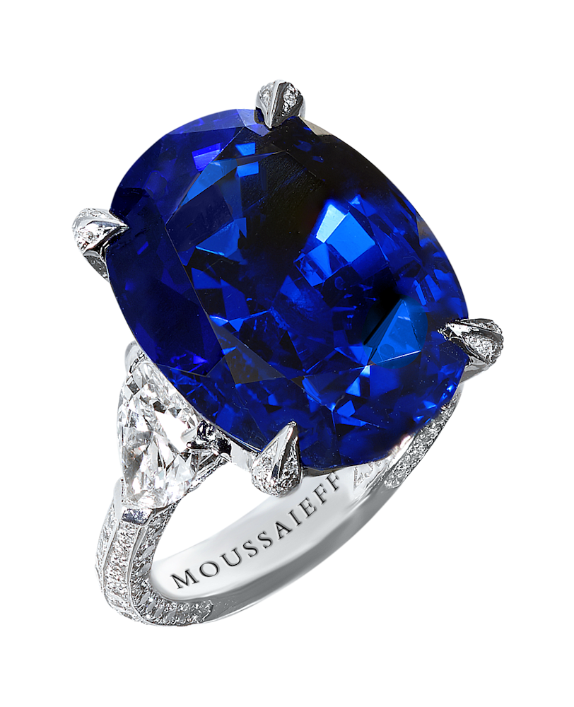 23 70ct Burma sapphire and diamond High Jewellery ring